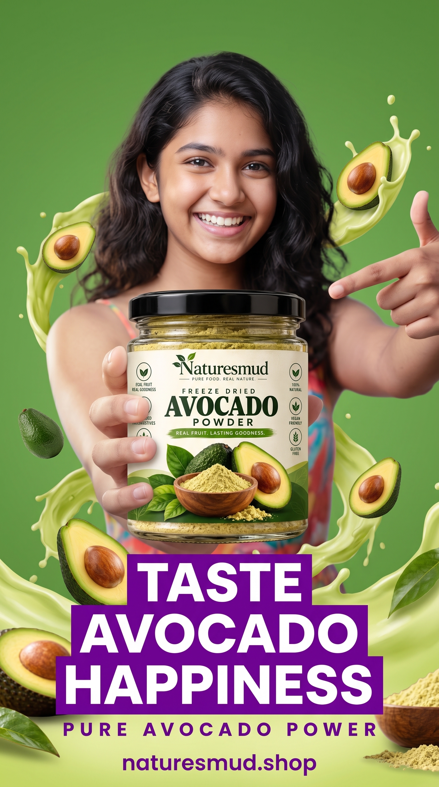 Freeze Dried Avocado Powder — Creamy Hass Avocado Nutrition