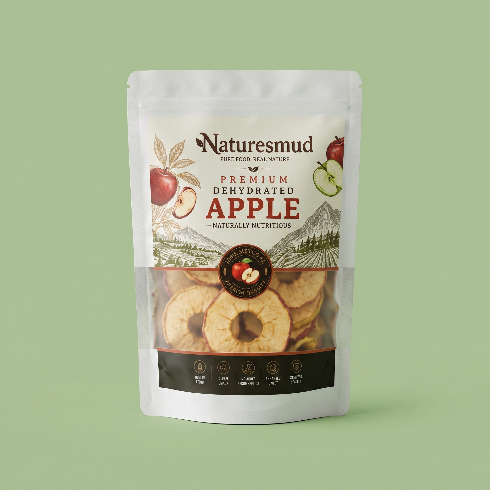Dehydrated Apple - Perspective View 4