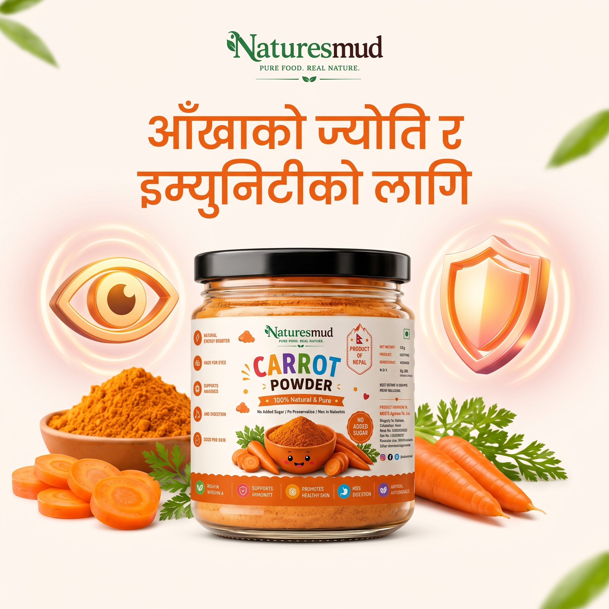 Carrot Powder - Official Product Poster