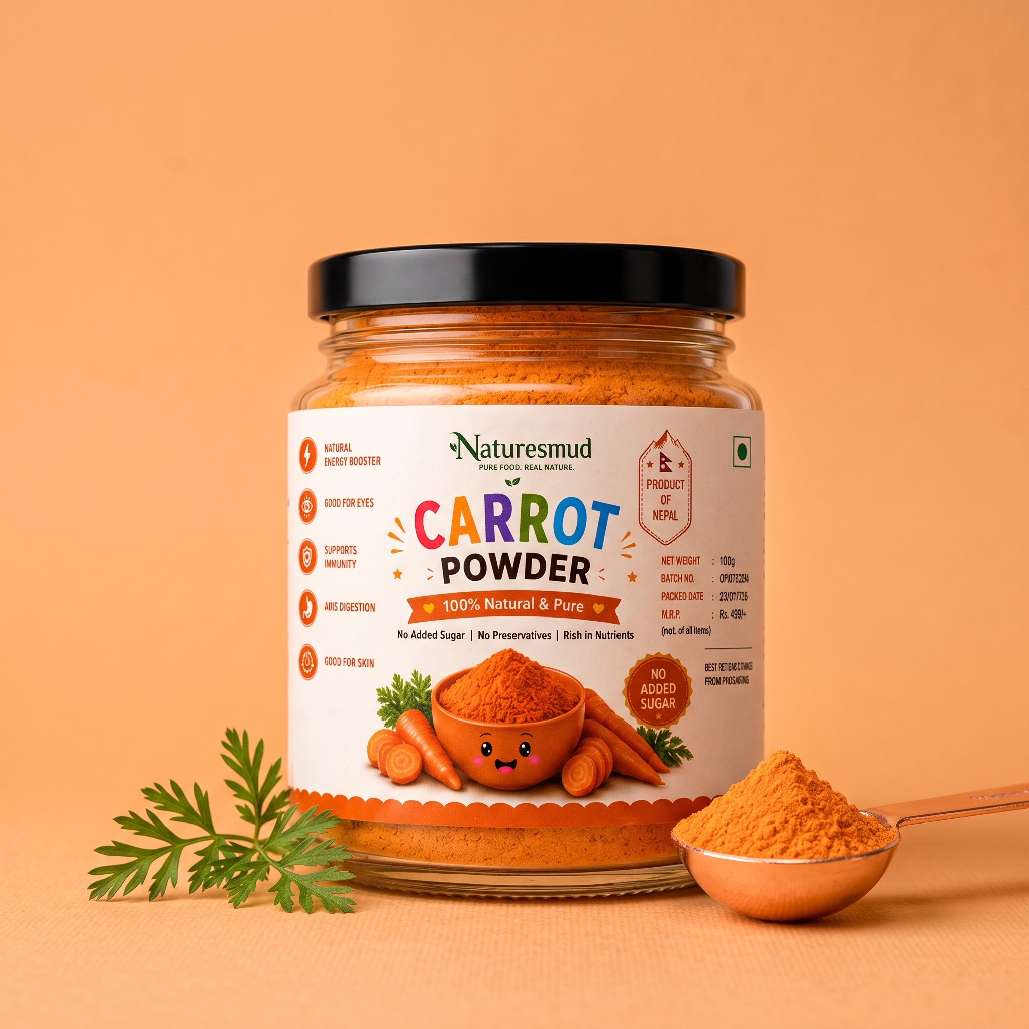 Carrot Powder - Perspective View 5