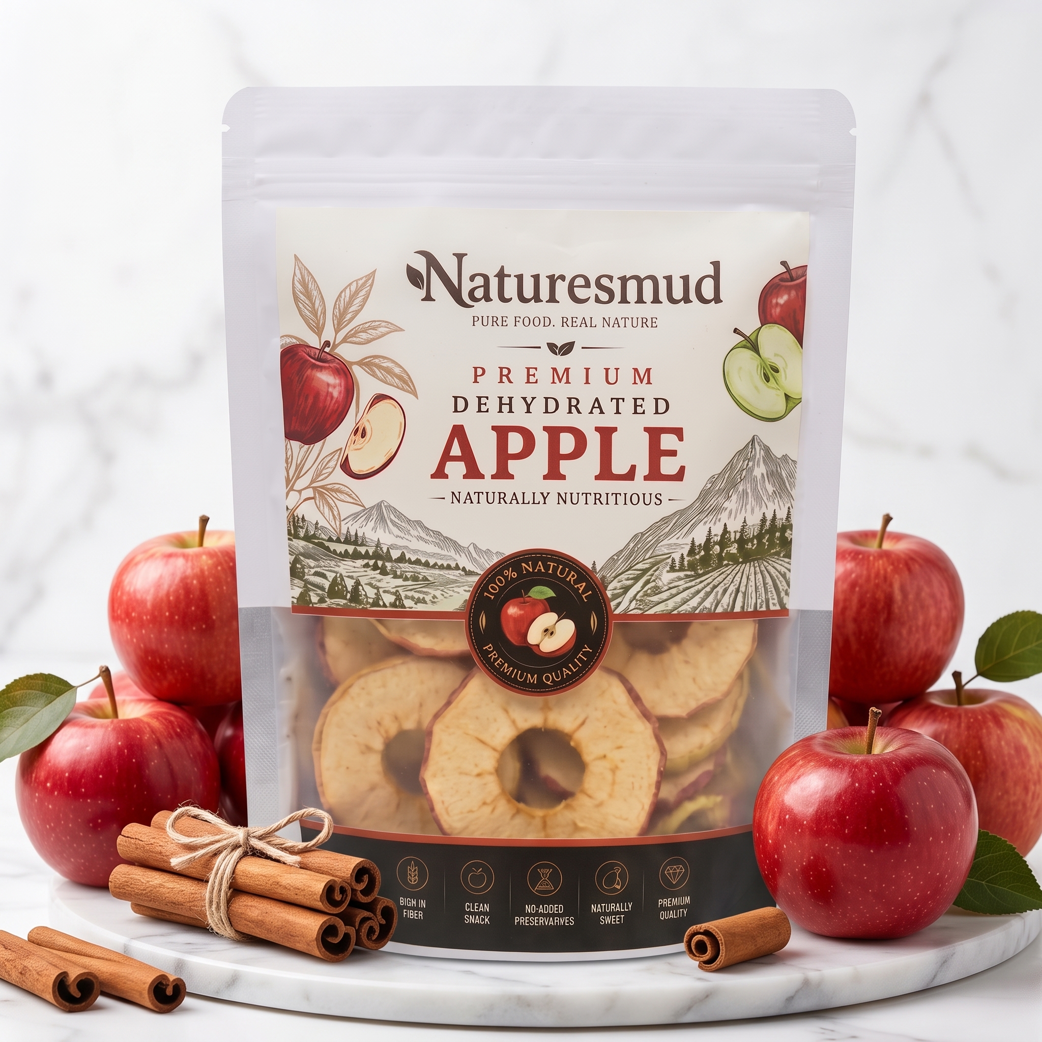 Dehydrated Apple - Official Product Poster