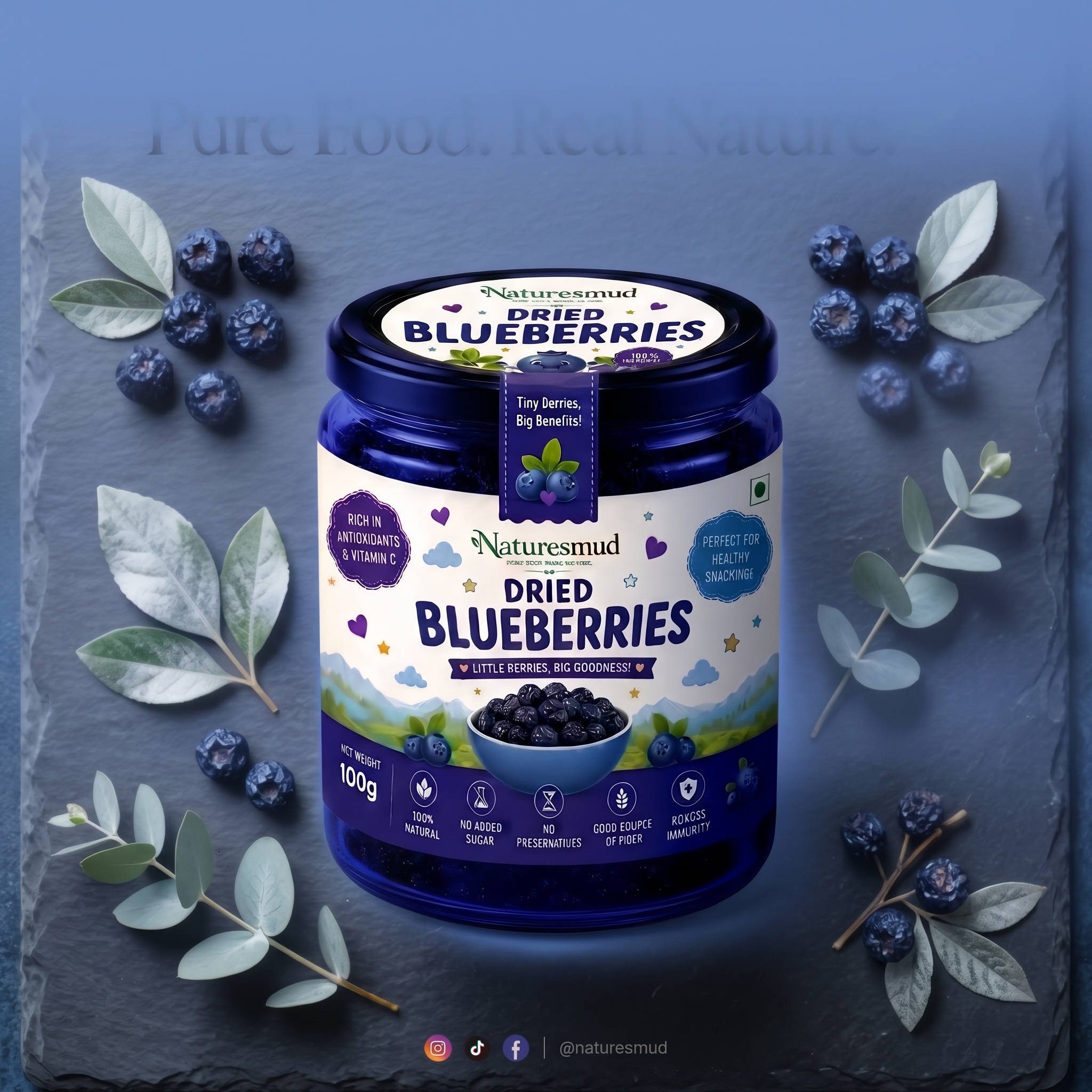 Dried Blueberries and Dried Cranberries in Nepal: Anthocyanins, Price and Kitchen Uses - View 1