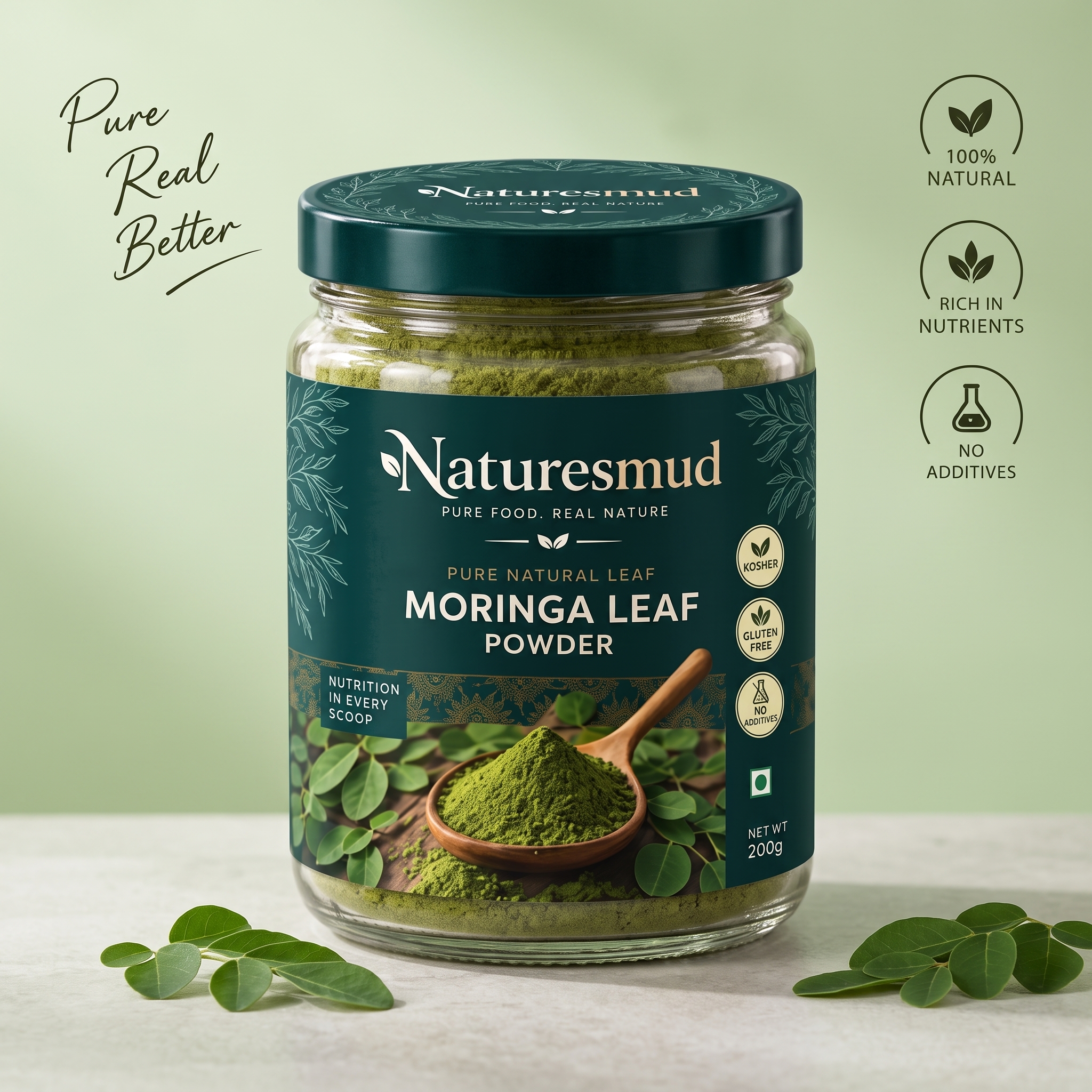 Moringa Leaf Powder - Official Product Poster