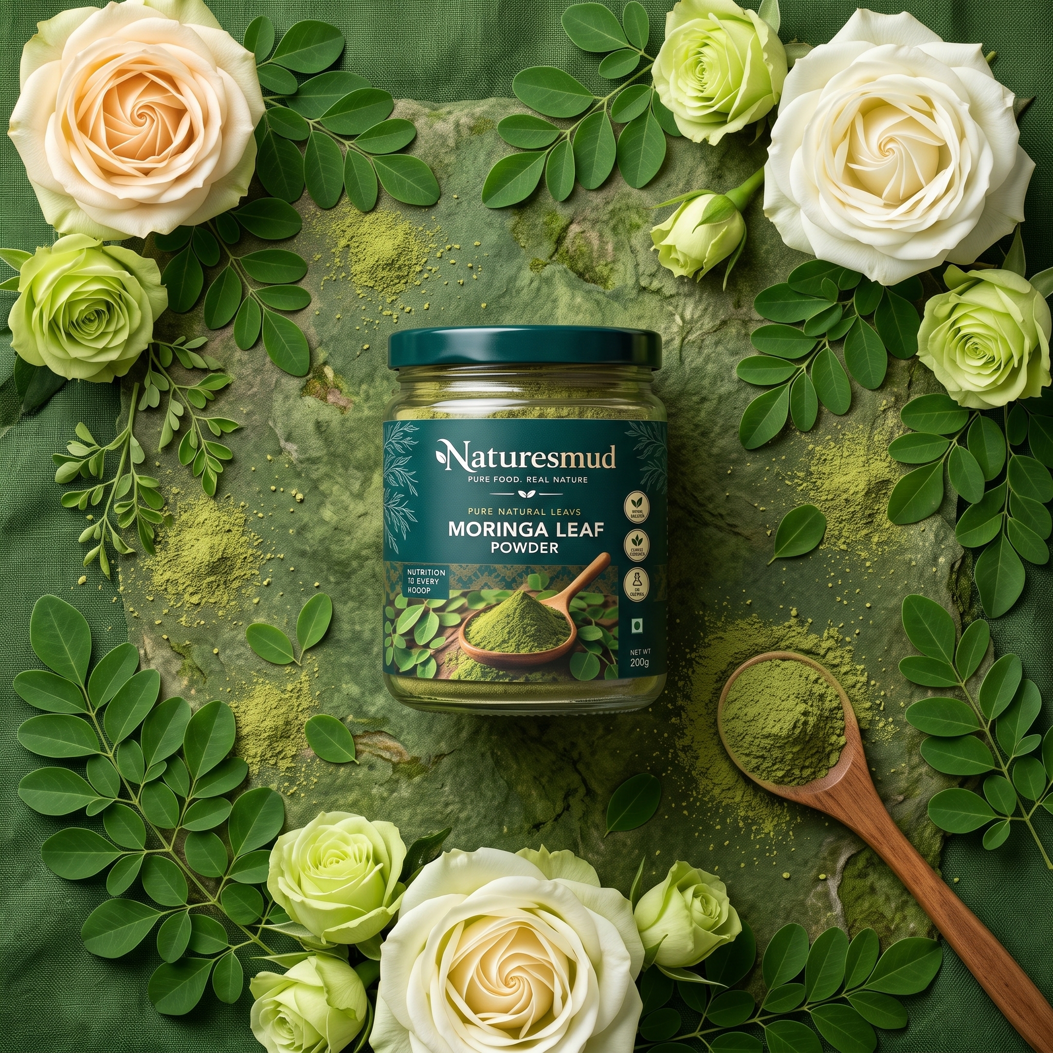 Moringa Leaf Powder - Official Product Poster