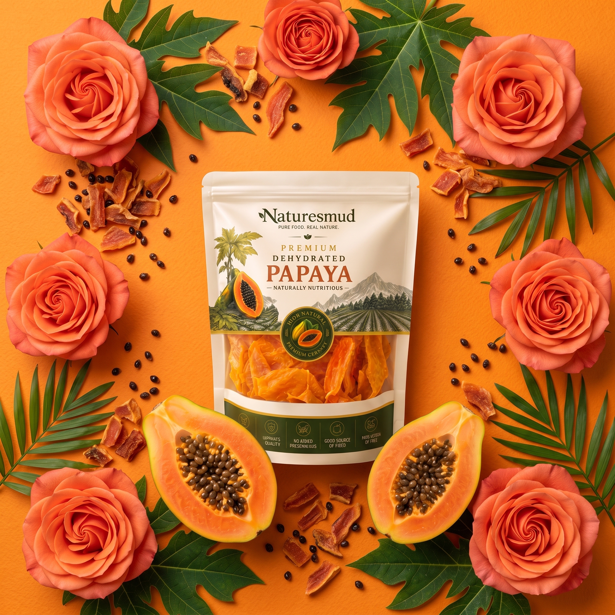 Dehydrated Papaya alternate view