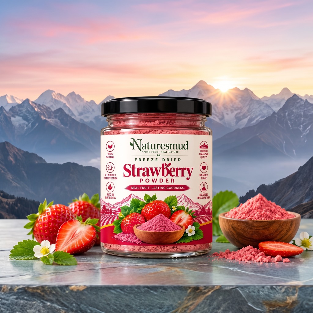 Freeze Dried Strawberry Powder